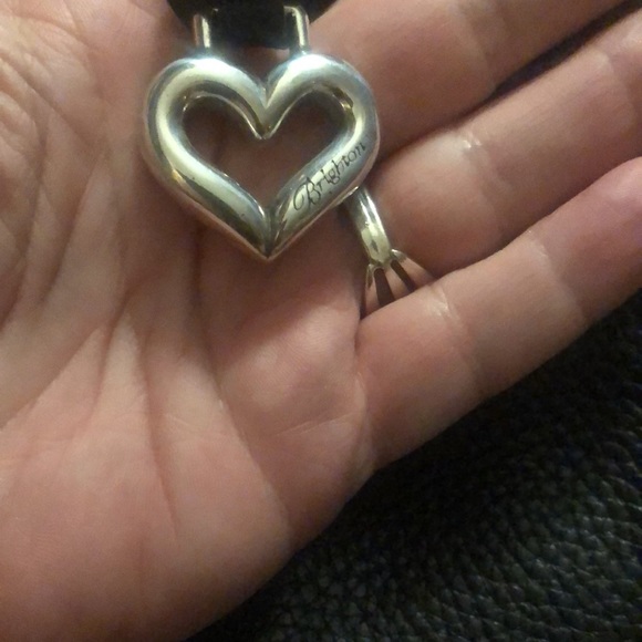 Brighton shoulder bag- pebbled brown & black - Picture 2 of 5